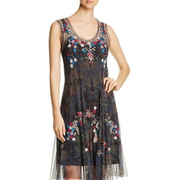 Johnny Was Dresses & Skirts - Nwt Johnny Was embroidered Mesh dress S